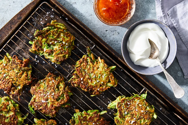 Asparagus latkes
