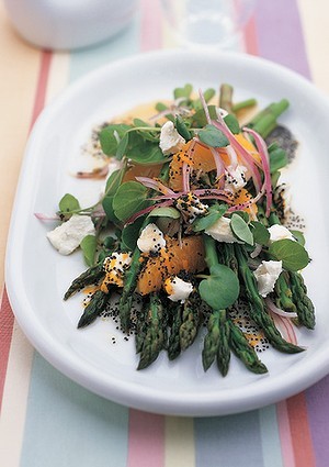 Asparagus orange salad