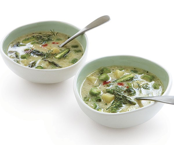 Asparagus-potato chowder