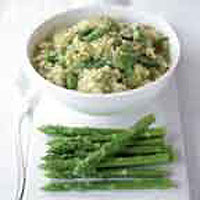 Asparagus risotto