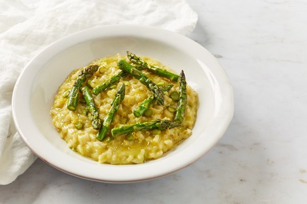 Asparagus risotto