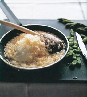 Asparagus risotto