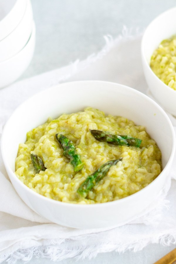 Asparagus risotto
