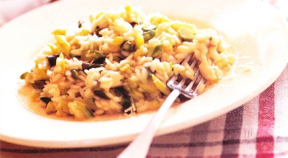 Asparagus risotto (Risotto d'asparagi)
