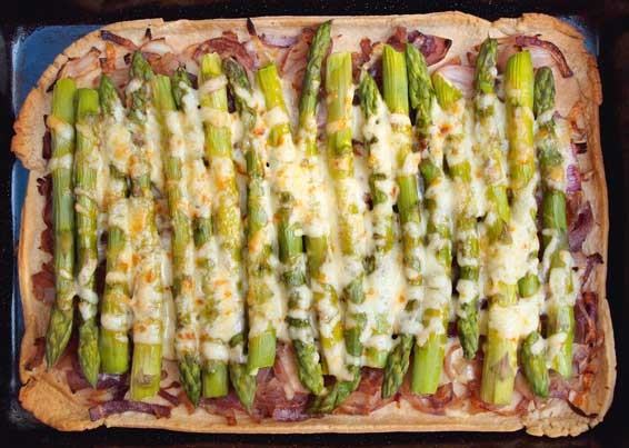 Asparagus summer tart