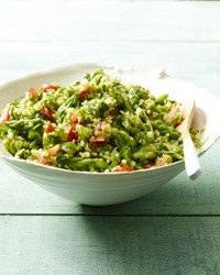 Asparagus tabbouleh