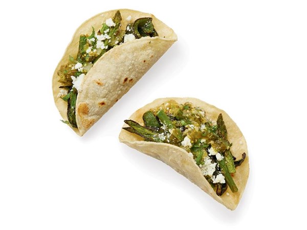 Asparagus tacos