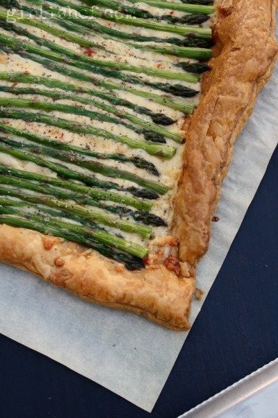 Asparagus tart