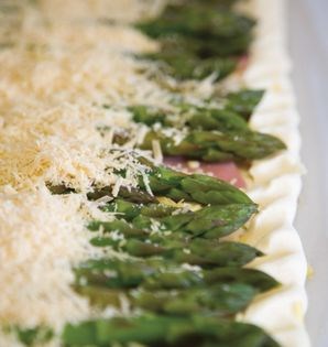Asparagus tart