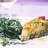 Asparagus tortilla