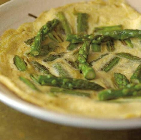 Asparagus tortilla (Tortilla de espárragos)