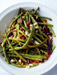 Asparagus vinaigrette