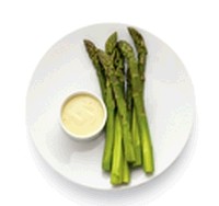Asparagus with aïoli