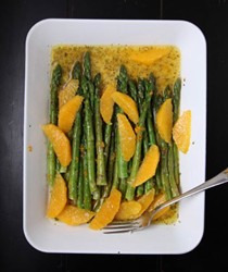 Asparagus with citrus and oregano