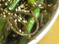 Asparagus with seasoned rice noodles (Lusun chao mifen / 蘆筍炒米粉)