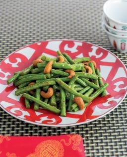 Asparagus with wild mushrooms