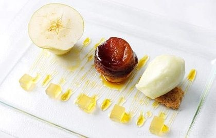 Assiette of apple