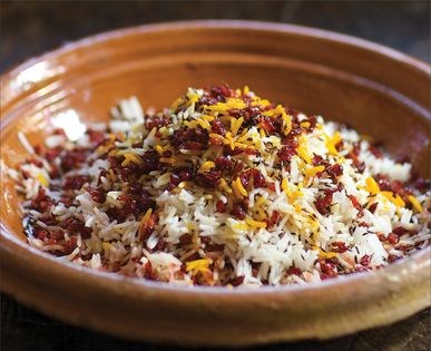 Astara barberry & cumin polow