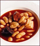 Asturian pork and beans