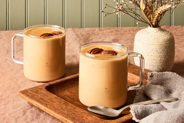 Atole de dulce de leche y nuez