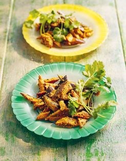 Aubergine & white poppy seed curry