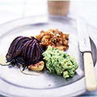 Aubergine and yoghurt dip