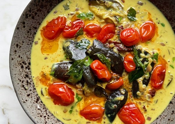 Aubergine curry