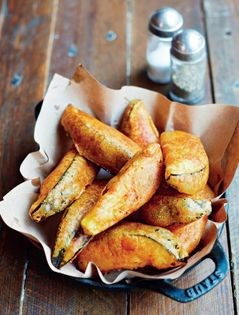 Aubergine [eggplant] beignets (Beignets d'aubergine)