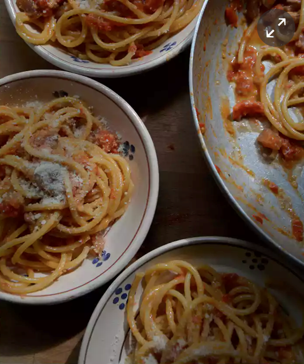 Augusto’s bucatini all’Amatriciana
