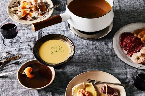 Auld lang syne fondue