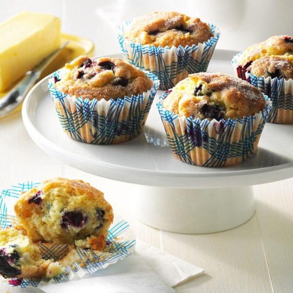 Aunt Betty’s blueberry muffins 