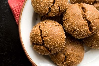 Aunt Frances's ginger crinkles