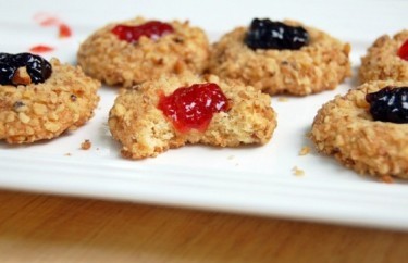 Aunt Mae's thumbprint cookies