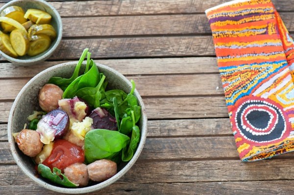 Aussie burger bowls