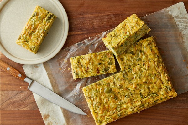 Australian zucchini slice 