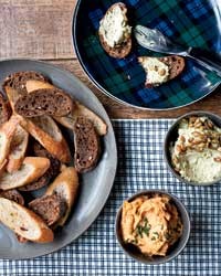 Austrian cheese spread with pumpkin seed oil