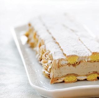 Austrian coffee cream sponge cake