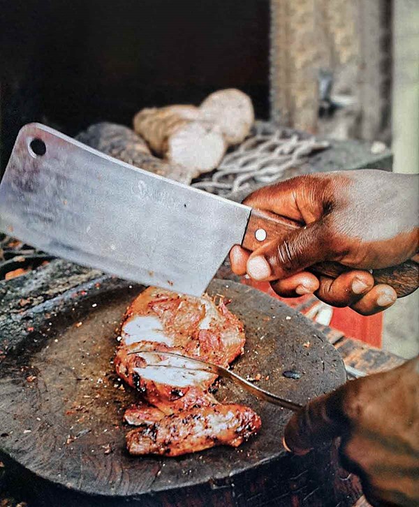 Authentic Jamaican jerk chicken