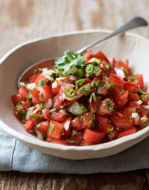 Authentic Mexican salsa (Pico de gallo)