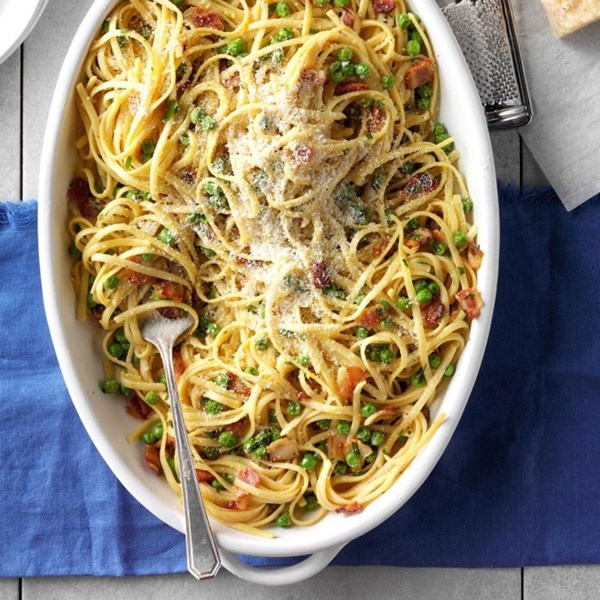 Authentic pasta carbonara