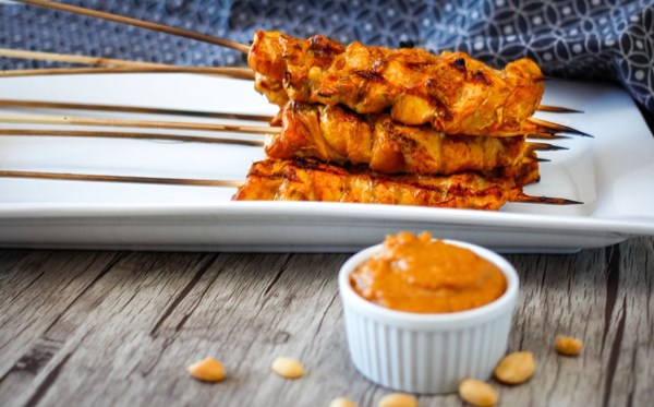 Authentic Thai satay 