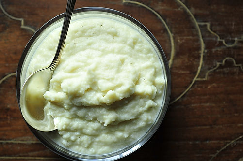 Autumn celeriac (celery root) puree