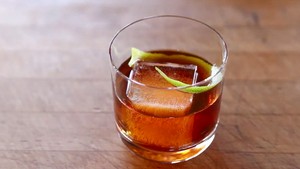 Autumn fruit old-fashioned