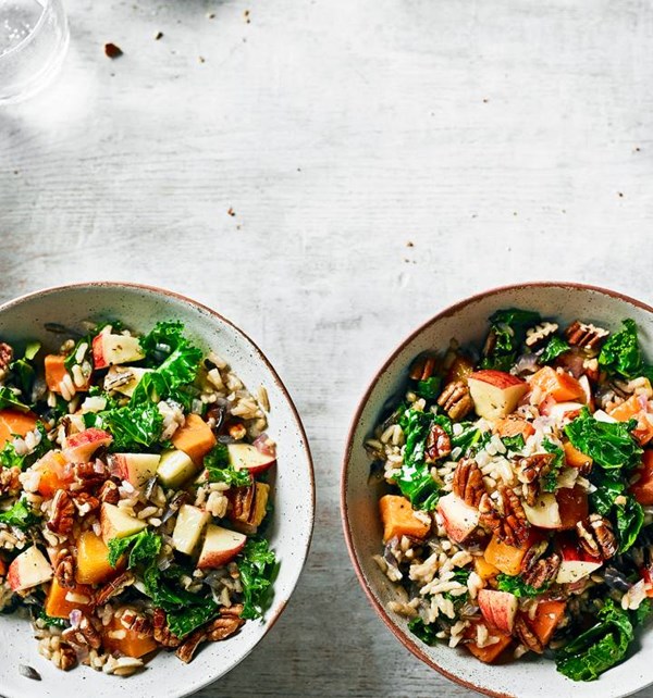 Autumn harvest rice