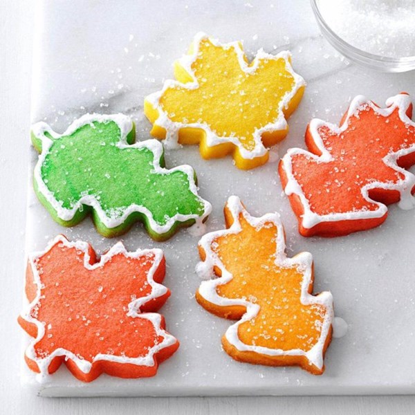 Autumn leaf cutouts