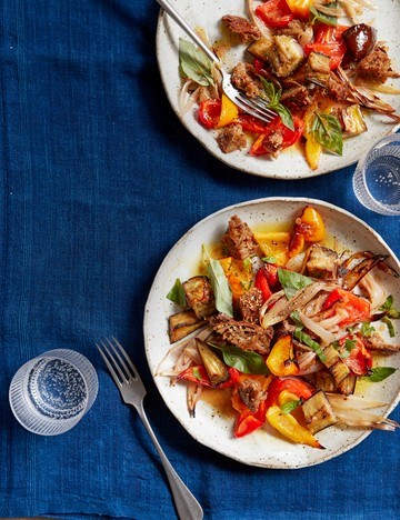 Autumn roast panzanella
