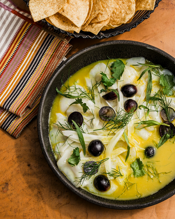 Autumn scallop aguachile [Colton Coburn-Wood]