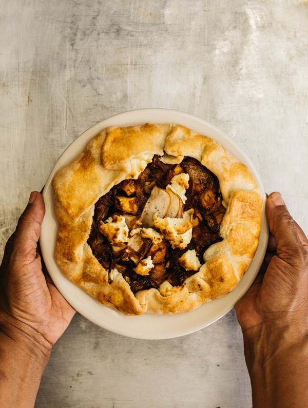 Autumn squash galette