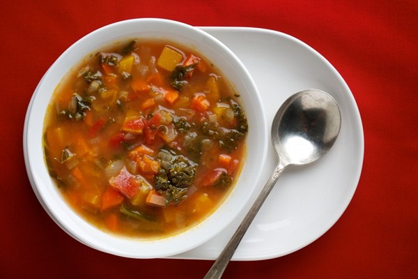 Autumn vegetable soup