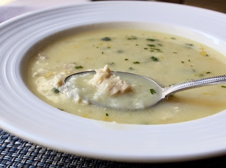 Avgolemeno soup